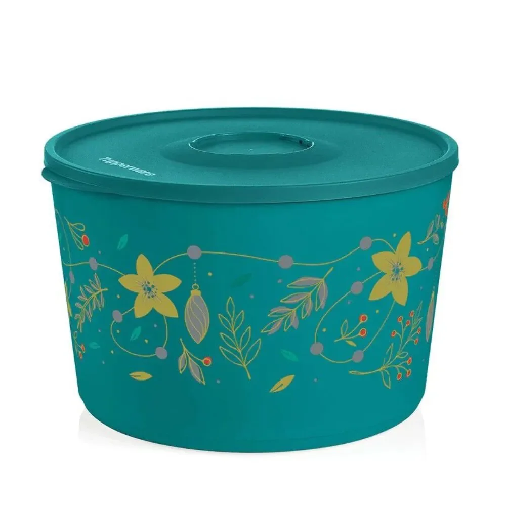 NEW Tupperware Holiday Holly Large Serving Bowl 28 Cup food storage